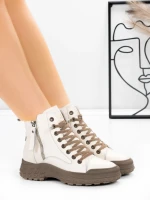 Ghete Dama din piele naturala 1292 Kaki | Advancer » Pantoful.ro