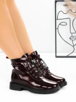 Ghete Dama din piele naturala E0931-10 Visiniu | Advancer » Pantoful.ro