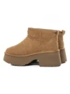 Ghete Dama din piele naturala 5W70 YELLOW | PANTOFUL