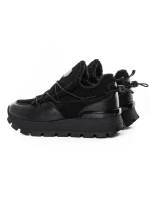 Pantofi Casual Dama din piele naturala 58W26 BLACK | PANTOFUL
