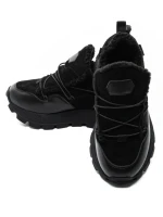 Pantofi Casual Dama din piele naturala 58W26 BLACK | PANTOFUL
