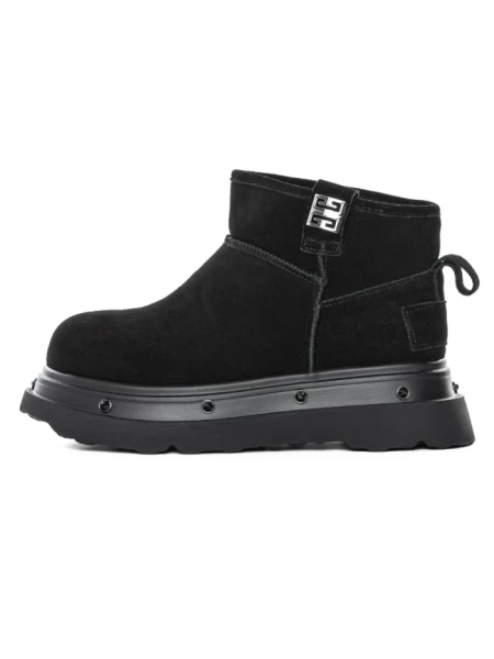 Ghete Dama din piele naturala 58W28 BLACK | PANTOFUL