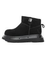 Ghete Dama din piele naturala 58W28 BLACK | PANTOFUL