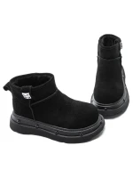 Ghete Dama din piele naturala 58W28 BLACK | PANTOFUL