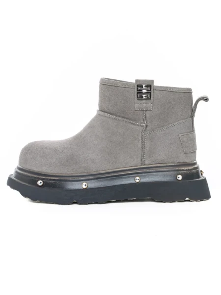 Ghete Dama din piele naturala 58W28 GREY | PANTOFUL