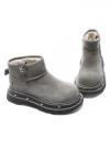 Ghete Dama din piele naturala 58W28 GREY | PANTOFUL