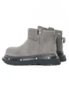 Ghete Dama din piele naturala 58W28 GREY | PANTOFUL