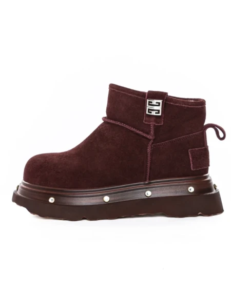 Ghete Dama din piele naturala 58W28 WINERED | PANTOFUL