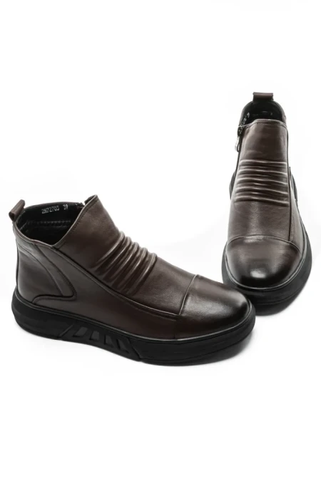 Ghete Barbati din piele naturala 2M72703 Maro | Advancer Ghete Barbati din piele naturala 2M72703 BROWN | ADVANCER