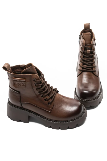 Ghete Dama cu Platforma 8099 Maro » Pantoful.ro