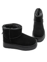 Ghete Dama din piele naturala 5W93 BLACK | PANTOFUL