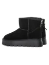Ghete Dama din piele naturala 5W93 BLACK | PANTOFUL