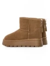 Ghete Dama din piele naturala 5W93 YELLOW | PANTOFUL