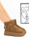 Ghete Dama din piele naturala 5W93 YELLOW | PANTOFUL
