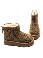 Ghete Dama din piele naturala 5W93 LEOPARD PRINT | PANTOFUL