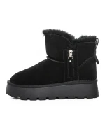 Ghete Dama din piele naturala 5W95 BLACK | PANTOFUL