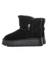 Ghete Dama din piele naturala 5W95 BLACK | PANTOFUL