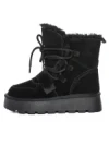 Ghete Dama din piele naturala 5W96 BLACK | PANTOFUL