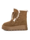 Ghete Dama din piele naturala 5W96 YELLOW | PANTOFUL
