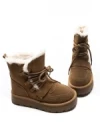 Ghete Dama din piele naturala 5W96 YELLOW | PANTOFUL