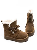 Ghete Dama din piele naturala 5W96 YELLOW | PANTOFUL