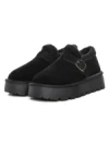 Ghete Dama din piele naturala 5W91 BLACK | PANTOFUL