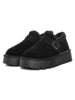 Ghete Dama din piele naturala 5W91 BLACK | PANTOFUL