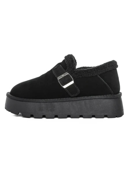 Ghete Dama din piele naturala 5W91 BLACK | PANTOFUL