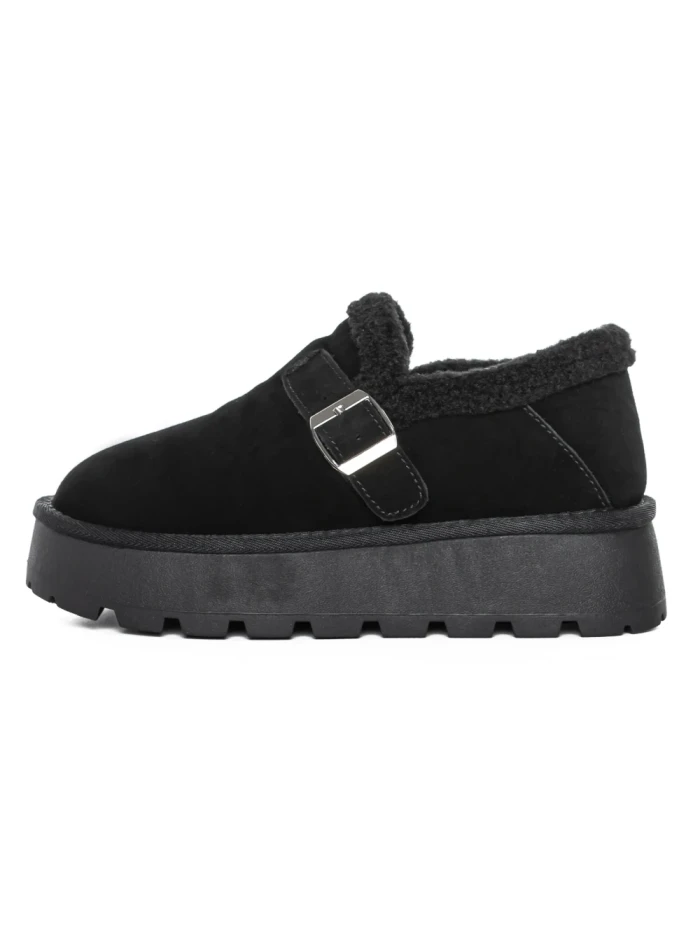 Ghete Dama din piele naturala 5W91 BLACK | PANTOFUL