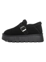 Ghete Dama din piele naturala 5W91 BLACK | PANTOFUL