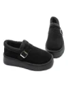 Ghete Dama din piele naturala 5W91 BLACK | PANTOFUL