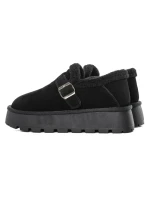 Ghete Dama din piele naturala 5W91 BLACK | PANTOFUL