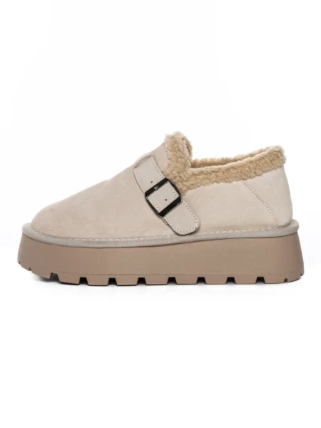 Ghete Dama din piele naturala 5W91 BEIGE | PANTOFUL