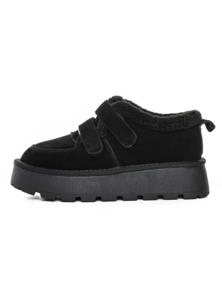 Ghete Dama din piele naturala 5W92 BLACK | PANTOFUL