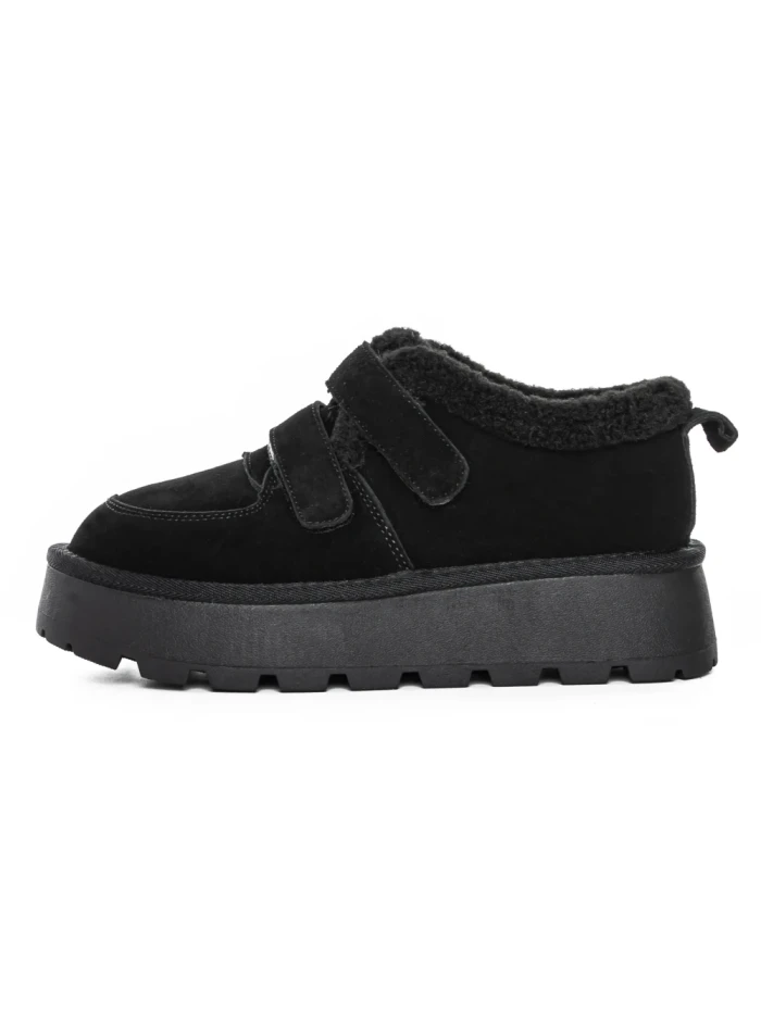 Ghete Dama din piele naturala 5W92 BLACK | PANTOFUL