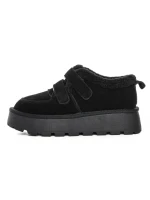 Ghete Dama din piele naturala 5W92 BLACK | PANTOFUL