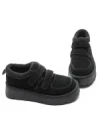 Ghete Dama din piele naturala 5W92 BLACK | PANTOFUL