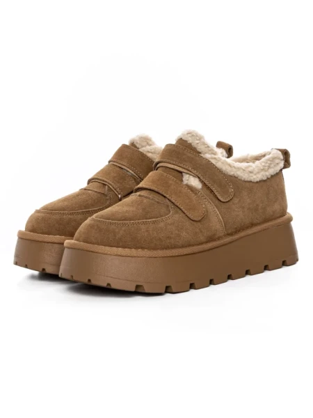 Ghete Dama din piele naturala 5W92 YELLOW | PANTOFUL