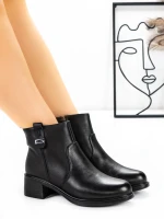 Ghete Dama din piele naturala 4915503 Negru | Advancer » Pantoful.ro