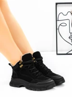 Ghete Dama din piele naturala 8110 Negru | Advancer » Pantoful.ro