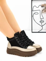 Ghete Dama din piele naturala 50278 Negru | Advancer » Pantoful.ro