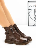 Ghete Dama din piele naturala 1935 Maro | Advancer » Pantoful.ro