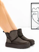 Ghete Dama din piele naturala 8911 Gri | Advancer » Pantoful.ro