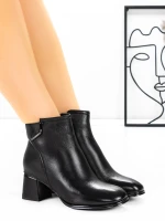 Botine Dama cu Toc gros 2239-50 Negru | Advancer » Pantoful.ro