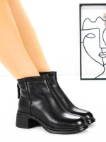 Ghete Dama din piele naturala 6631-1 Negru | Advancer » Pantoful.ro