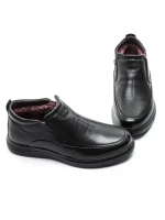 Ghete Barbati din piele naturala 565M011 BLACK | ADVANCER