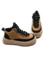 Ghete Barbati din piele naturala 88860 YELLOW | ADVANCER