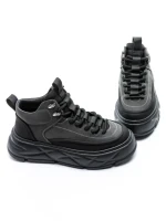 Ghete Barbati din piele naturala 88860 GREY | ADVANCER