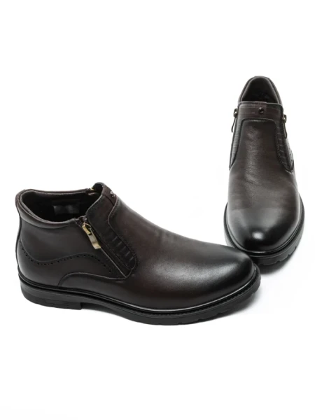 Ghete Barbati din piele naturala L225311 Maro | Advancer Ghete Barbati din piele naturala L225311 BROWN | ADVANCER