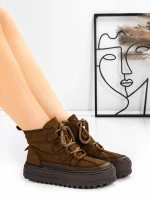 Ghete Dama din piele naturala 8910 Maro deschis | Adva... » Pantoful.ro